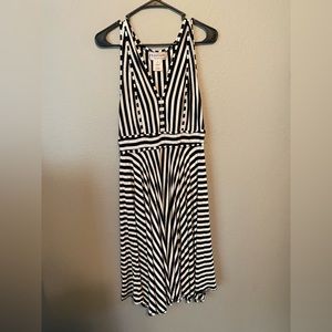 Philosophy Black/White Striped Dress